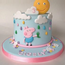 3 Kg Peppa Pig cake