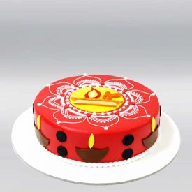 Diwali Fondant Cake