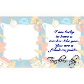 Teacher's Day Personalized Greeting Card