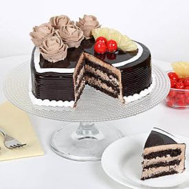 Chocolaty Heart Shape Cake