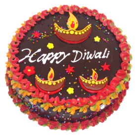 Chocolate Diwali Cake