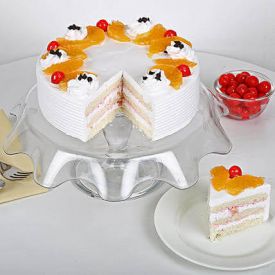 Fruits  Vanilla Cake