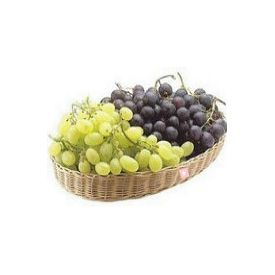 Fresh Grapes with Basket
