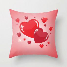 Valentines pillow cover