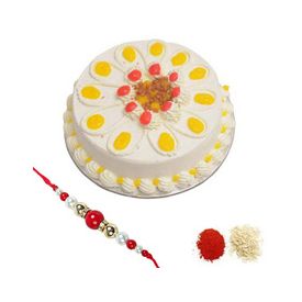 Butter scotch Cake with Rakhi