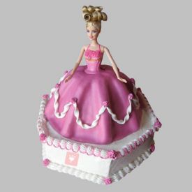 Florid Barbie  Cake