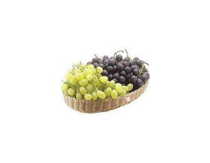 Fresh Grapes with Basket