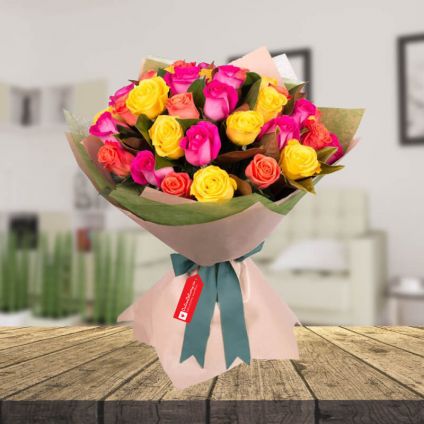 12 Mix  Roses,6 pcs Happy Valentine day  Balloons and 6 inch Teddy Bear