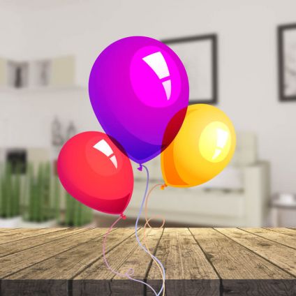 12 Mix  Roses,6 pcs Happy Valentine day  Balloons and 6 inch Teddy Bear