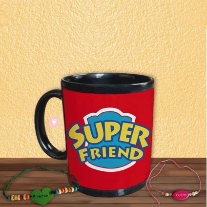 Super Friend Mug with friendship Band