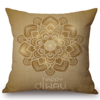 yellow Cushion For Diwali