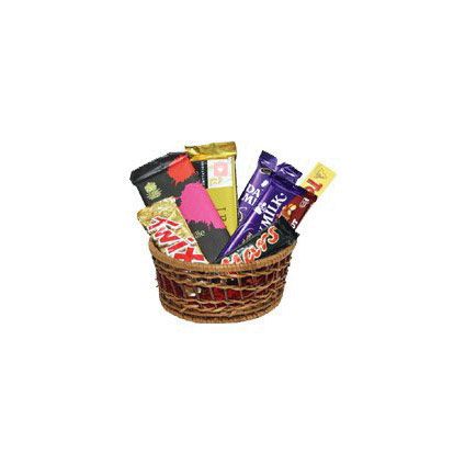 Basket of Mixed special Chocolates
