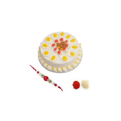 Butter scotch Cake with Rakhi