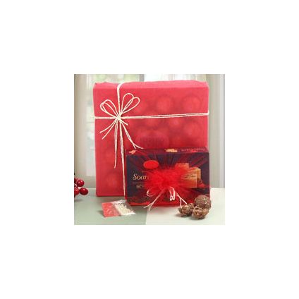 box of ferrero rocher chocolate  with sweets