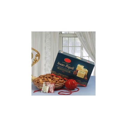 Soan Papdi 250gms  With  Almonds 250gms