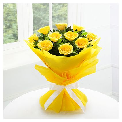 Bunch of  yellow roses