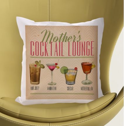 Personalised Cushion - Mother's Cocktail Lounge