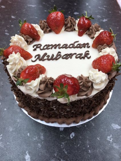 Happy Eid fruit  cake