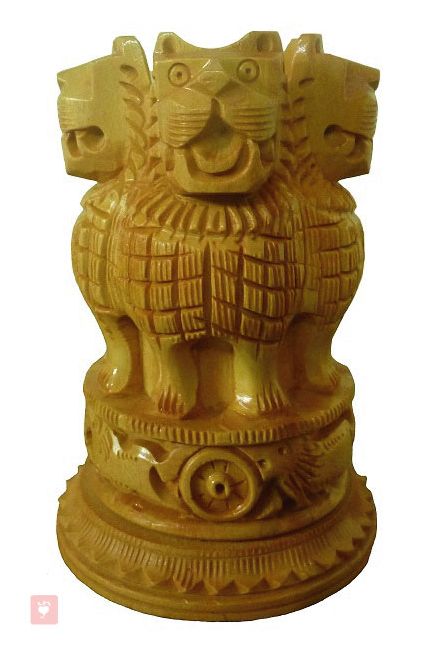 Pen stand with Lion image